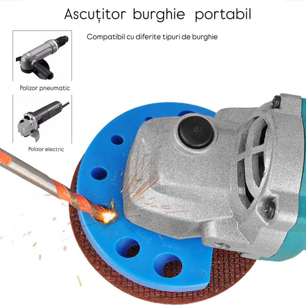 Dispozitiv de Ascuțit Burghie pentru Flex